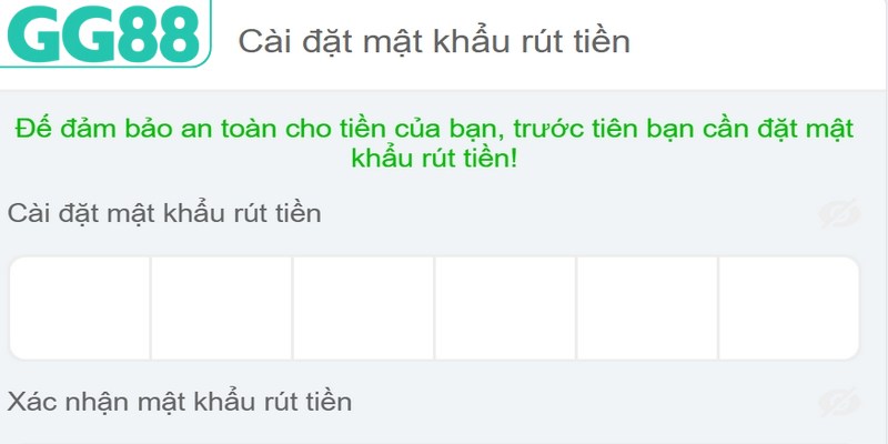 Rút tiền GG88 cần thực hiện theo quy trình chuẩn xác